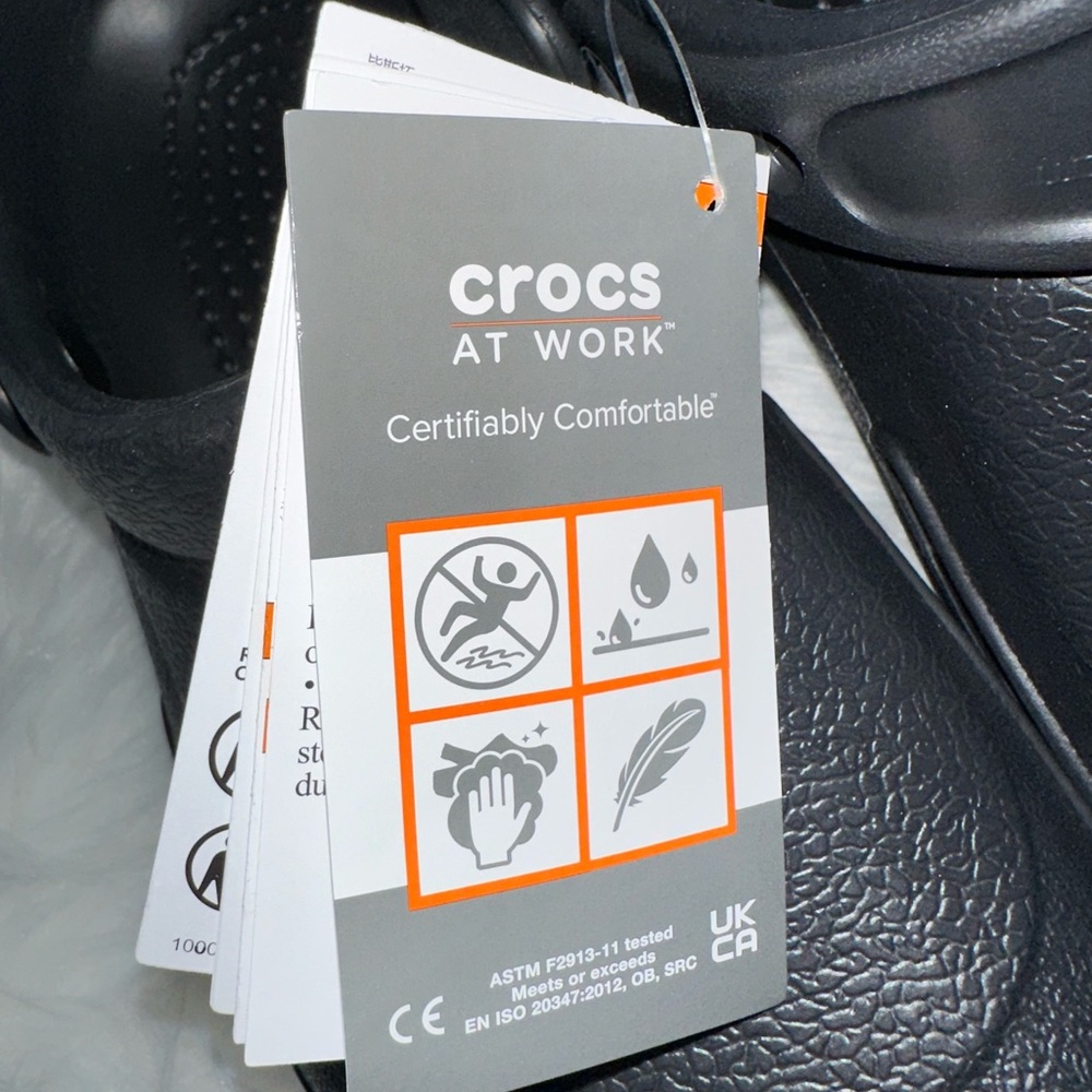Crocs Women Black Work - Picture 2 of 5